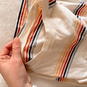 Madewell Striped Tee - fits small & medium